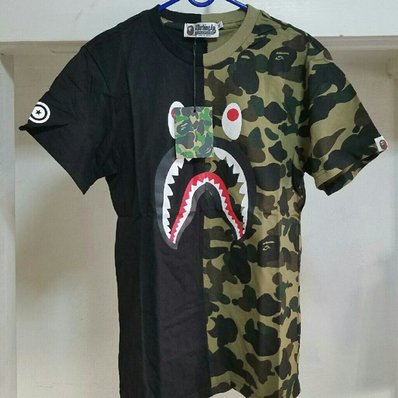 bape shark shirt